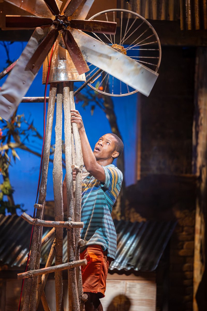 tickadoo's tweet photo. A teenager in Malawi taught himself engineering from library books and built a windmill to save his village from famine. That true story is now a musical at @sohoplace, with Chiwetel Ejiofor as Executive Producer. 
From £25 🌬️
https://t.co/0maQdNL9sk https://t.co/nXkESDf95s