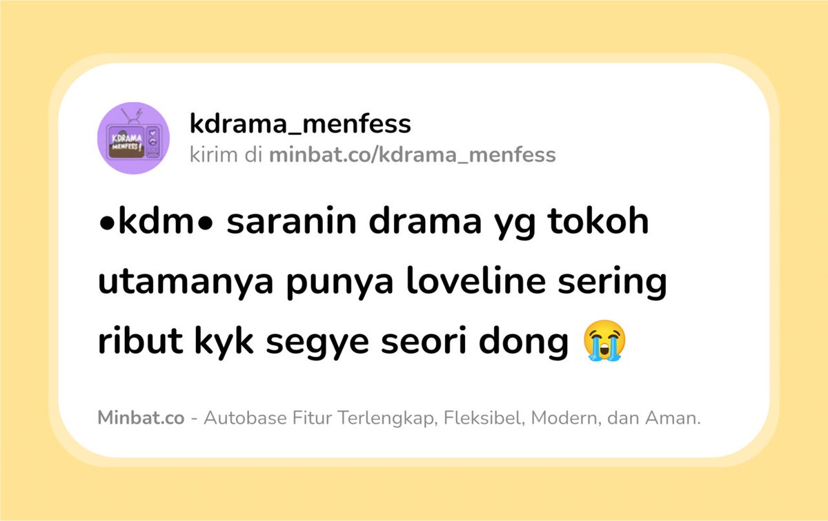 K-Drama Menfess tweet media
