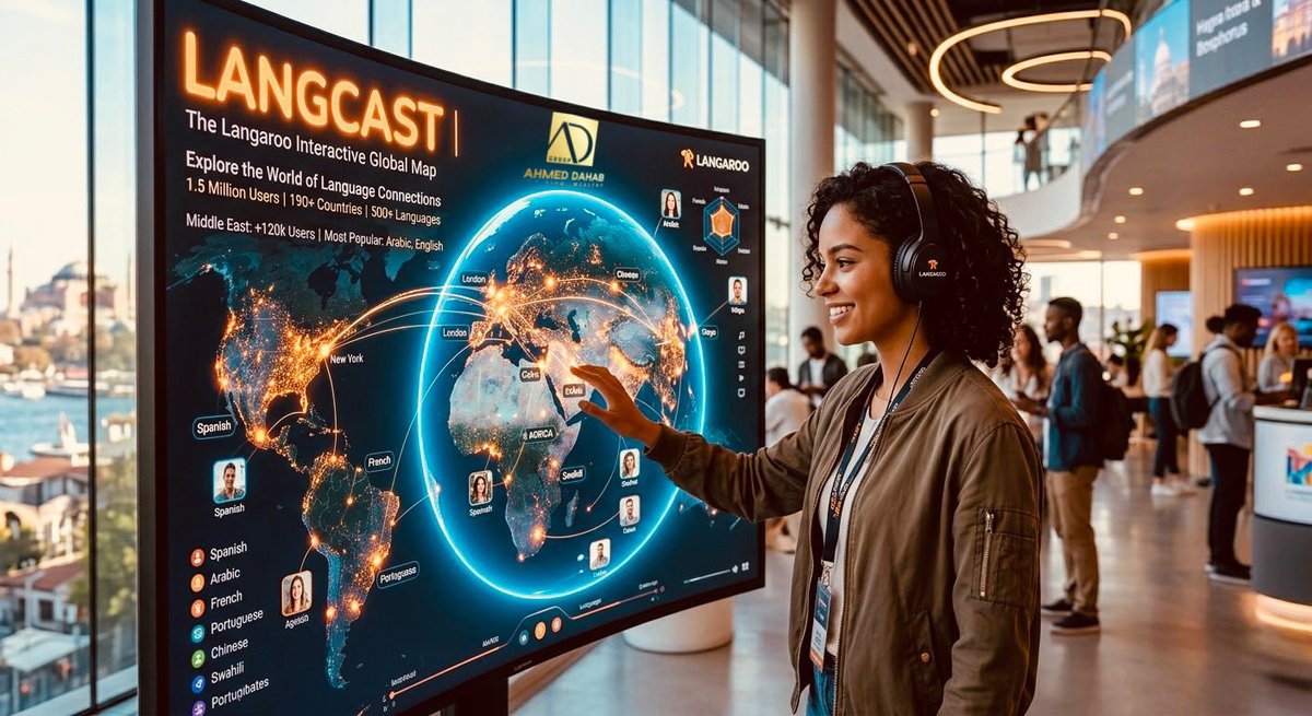 ahmed_dgroup's tweet photo. #Langcast 🌍

في السابق…  
كنا نستخدم الخرائط لنصل إلى الأماكن.

اليـوم،  
نـستـخـدم LANGCAST لـنـفـهـمها.

كل مـدينـة تـحمـل لغـة  
كل شـارع يحمـل تـجـربة  
وكل نقطـة علـى الخـريـطة…  
قـد تكـون بداية اتصـال جـديد مـع العالم.

هذا ليس مجرد تطبيق خرائط.  
هذه طبقة جديدة فوق العالم الحقيقي.

Powered by #Langaroo