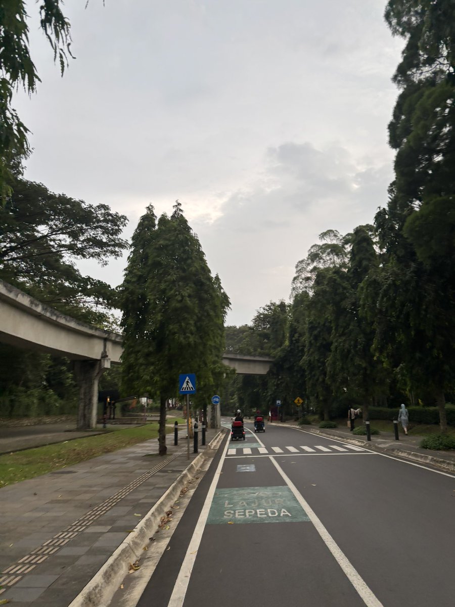 pandansusuu's tweet photo. tapi emg enak sih lari di taman mini https://t.co/hcPNpqMaiS