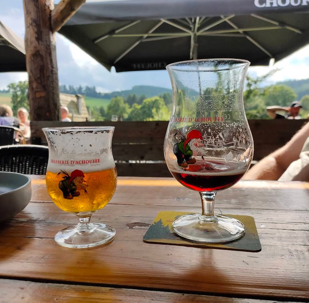 ToneWe5's tweet photo. @pierre_crypt0 Driving more than an hour to enjoy the view and La Chouffe near the brewery in Houffalize. Once in a while I do that because why not. https://t.co/dAd8RCGhdB
