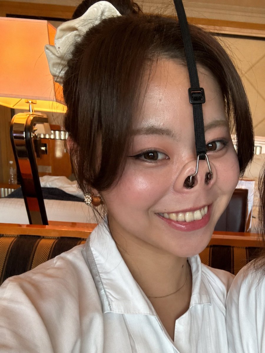 h57cho's tweet photo. 鼻フックコラ効く︎💕︎︎💕︎
 #おなぺ https://t.co/Ijy06KVCC7