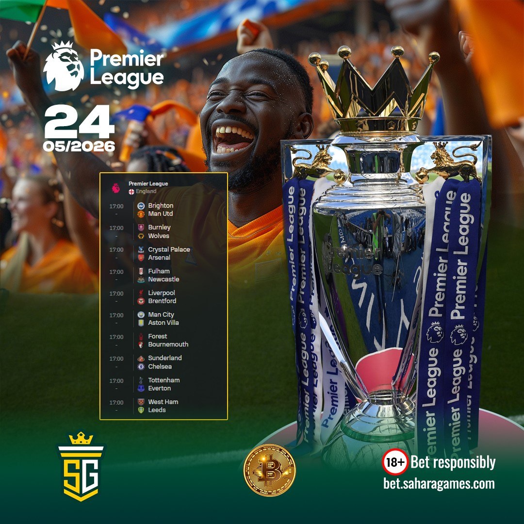 BetSaharaGames's tweet photo. The last dance of this EPL season, end the season with BIG WINS as you enjoy great bonuses! Click; https://t.co/7GtewFmonr #SaharaGamesCrypto https://t.co/ILqEZ1QAZL
