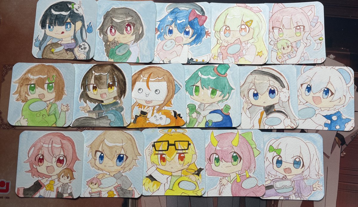 h162q's tweet photo. 本日はありがとうございました！
ひとまず本日配布した29枚のイラストです…！
もらっていただきありがとうございました！ https://t.co/6yBxReJ9QN