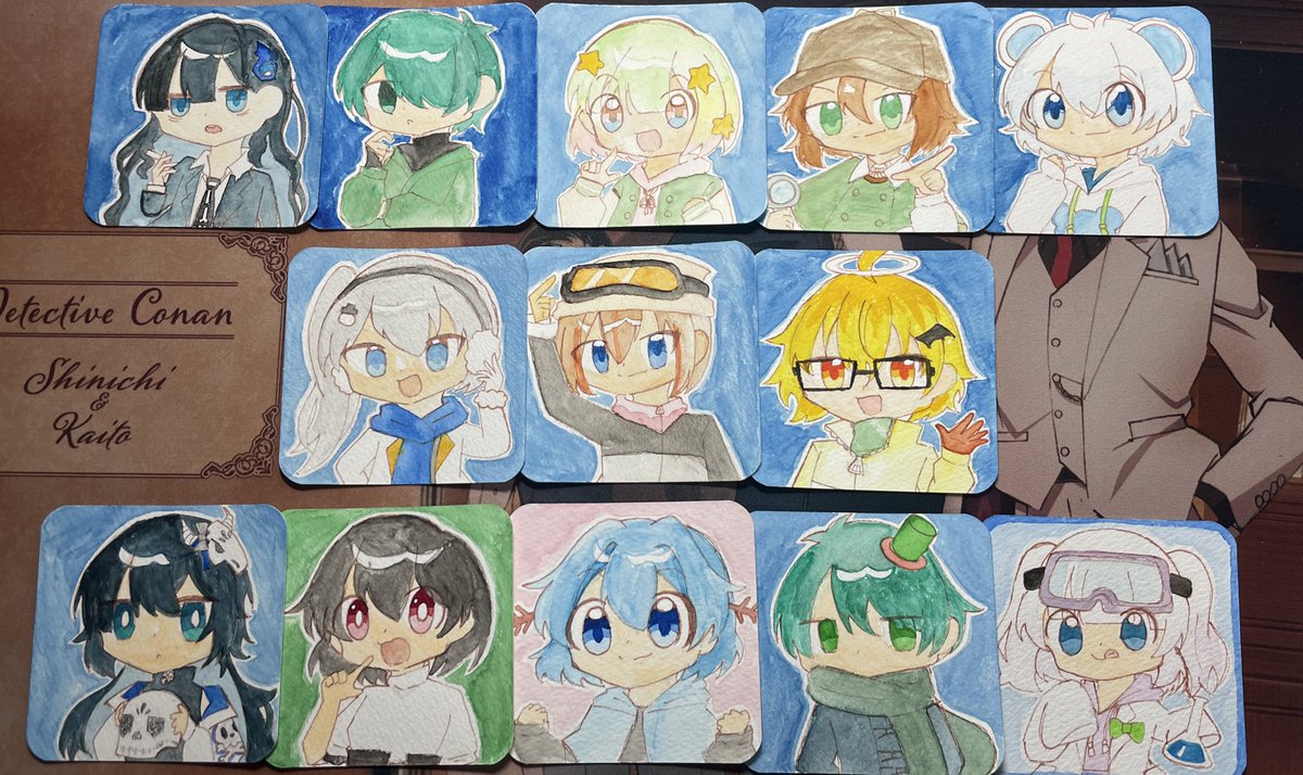 h162q's tweet photo. 本日はありがとうございました！
ひとまず本日配布した29枚のイラストです…！
もらっていただきありがとうございました！ https://t.co/6yBxReJ9QN
