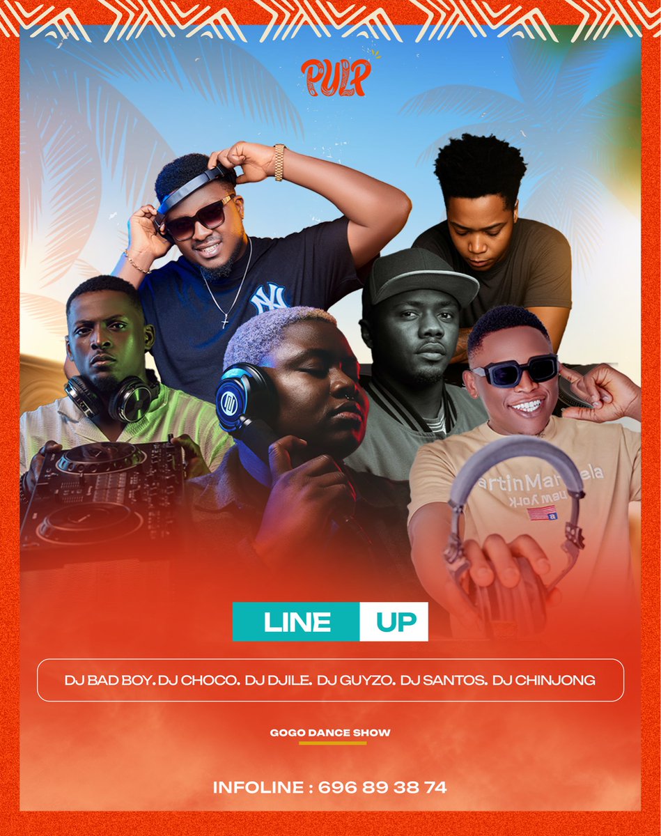 Ralph_ceo's tweet photo. Un Lineup comme on les aime 🔥🔥

#Pulp #DindéRiviera 🏝️ https://t.co/pgJDpNSVGK