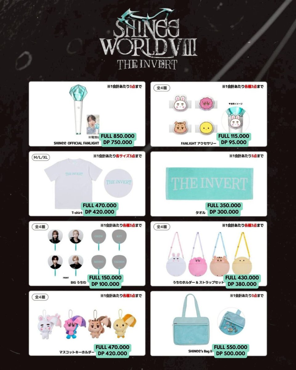 ryupei18's tweet photo. [HELP RT]

Hi ho! kali ini aku mau buka jastip handcarry md #SHINee World VIII the Trilogy di Jepang 💎🩵

Last order &amp; payment : 6 Juni 2026

🔸 SWC 8 at Belluna, Tokyo

Boleh DM atau bisa banget join WA group: https://t.co/qrdLL2MjlP

#SHINeeWorldVIII #JEPANG #JASTIP https://t.co/FN2E2TSJfN