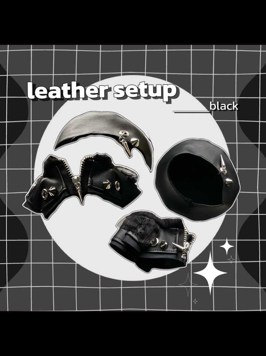 duzu_umr's tweet photo. 【 にじそ11事後通販】

5/24（日）21:00〜 
https://t.co/XMvcZocwcf

☑︎ leather setup（2種）

└  white / black

＿＿＿＿＿＿＿＿＿＿⛓️✧*｡

⬇︎ 詳細下記ツリーへ https://t.co/2UqVPPjpbl