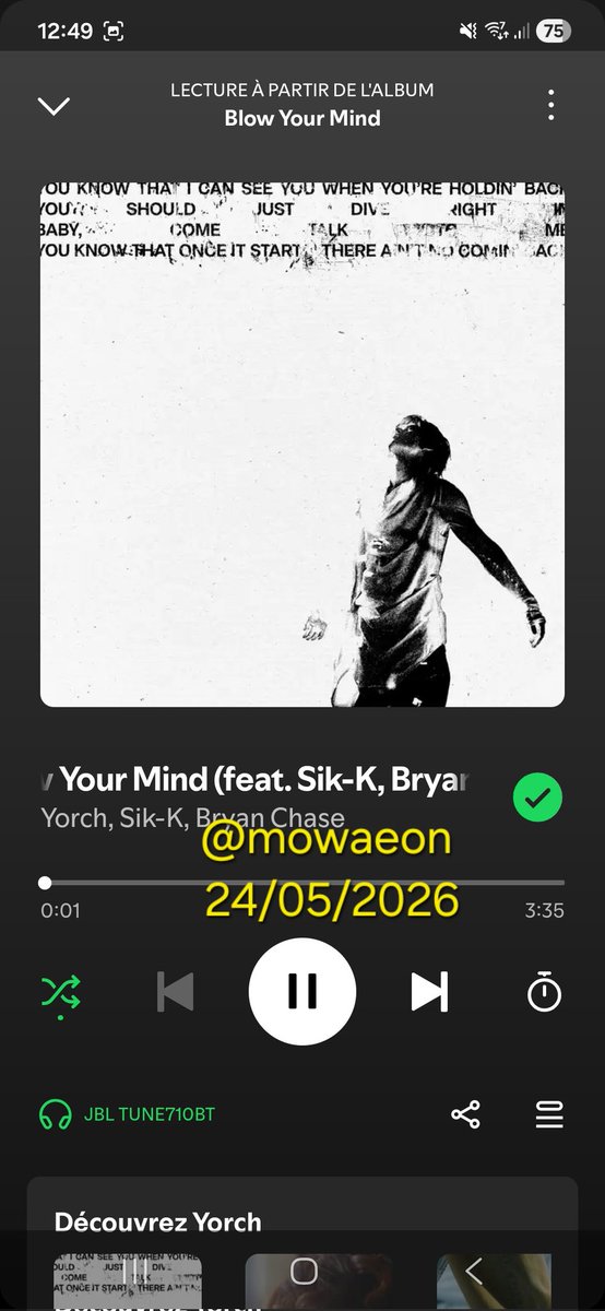 mowaeon's tweet photo. 13
#POW #파우 #YORCH #요치 #BlowYourMind #BYM #BlowYourMind_Streaming https://t.co/F7GxlhfcBo