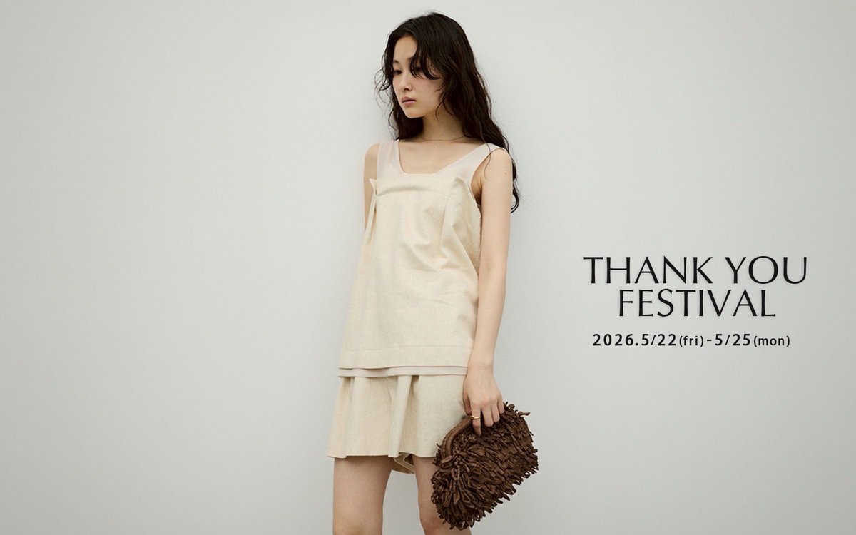 style_mixer's tweet photo. ✨THANK YOU FESTIVAL✨

～5/25(月)11:59まで、ONLINE STOREにてスペシャルイベント開催中！！

▼詳しくはこちら▼
https://t.co/rgPLcfTDdC

#STYLEMIXER #スタイルミキサー #スタミキ https://t.co/4J7LWYTFpD