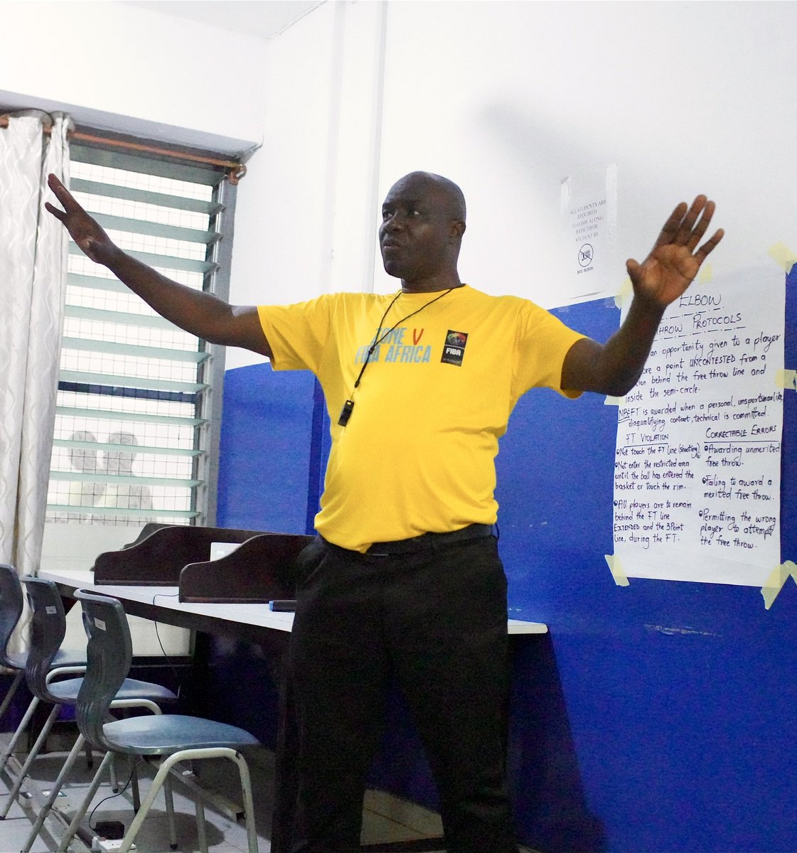 ghanabasketball's tweet photo. It’s been a very intriguing weekend for our trainee referees 
We hope for the best in their test and final assessment
#fiba #referee #level1 https://t.co/VAknNKgID6