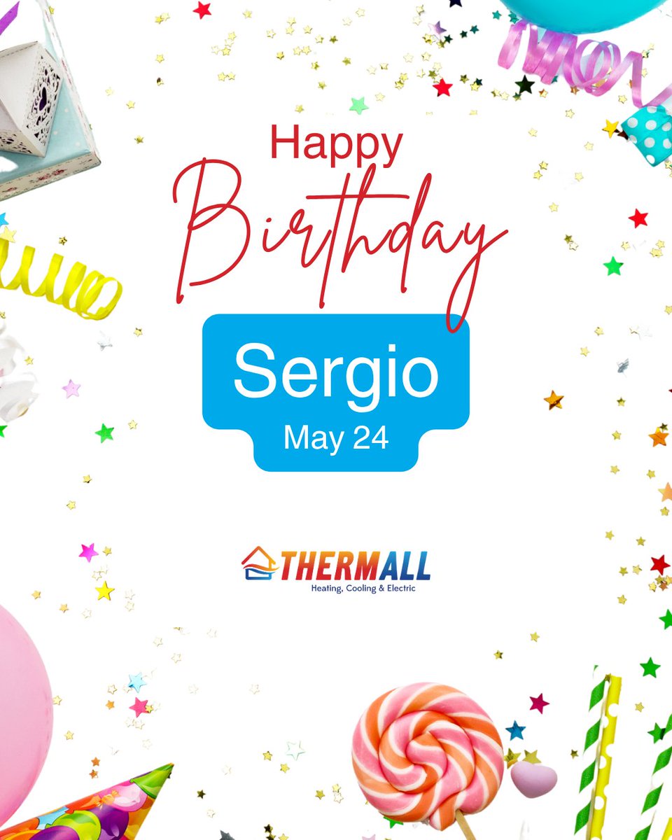 ThermallC's tweet photo. 🎉 Happy Birthday, Sergio! 🎂 We appreciate the hard work, dedication, and great service you bring to our customers every day. Wishing you a fantastic birthday and a great year ahead!

#HappyBirthday #ThermAll https://t.co/LzkB47M5wT