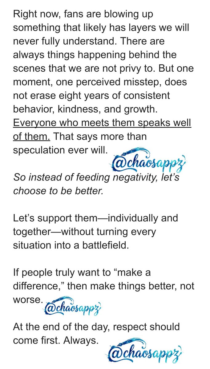 chaosappz's tweet photo. Just my 2 cents (if you wish to read it): one moment doesn’t erase Hi6, Leshan, or The Inn. Dylan and Yue have years of consistency and mutual respect behind them. 
A single line shouldn’t outweigh that. 
And remember: Respect first.
👇🏻 https://t.co/CeTQJI5Ypx