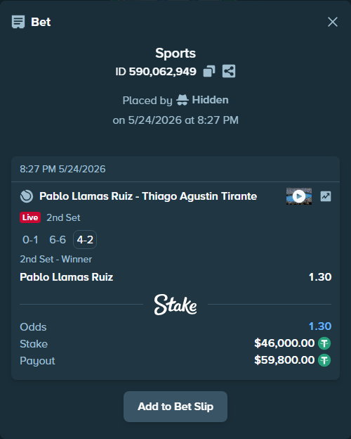 Stake High Roller tweet media