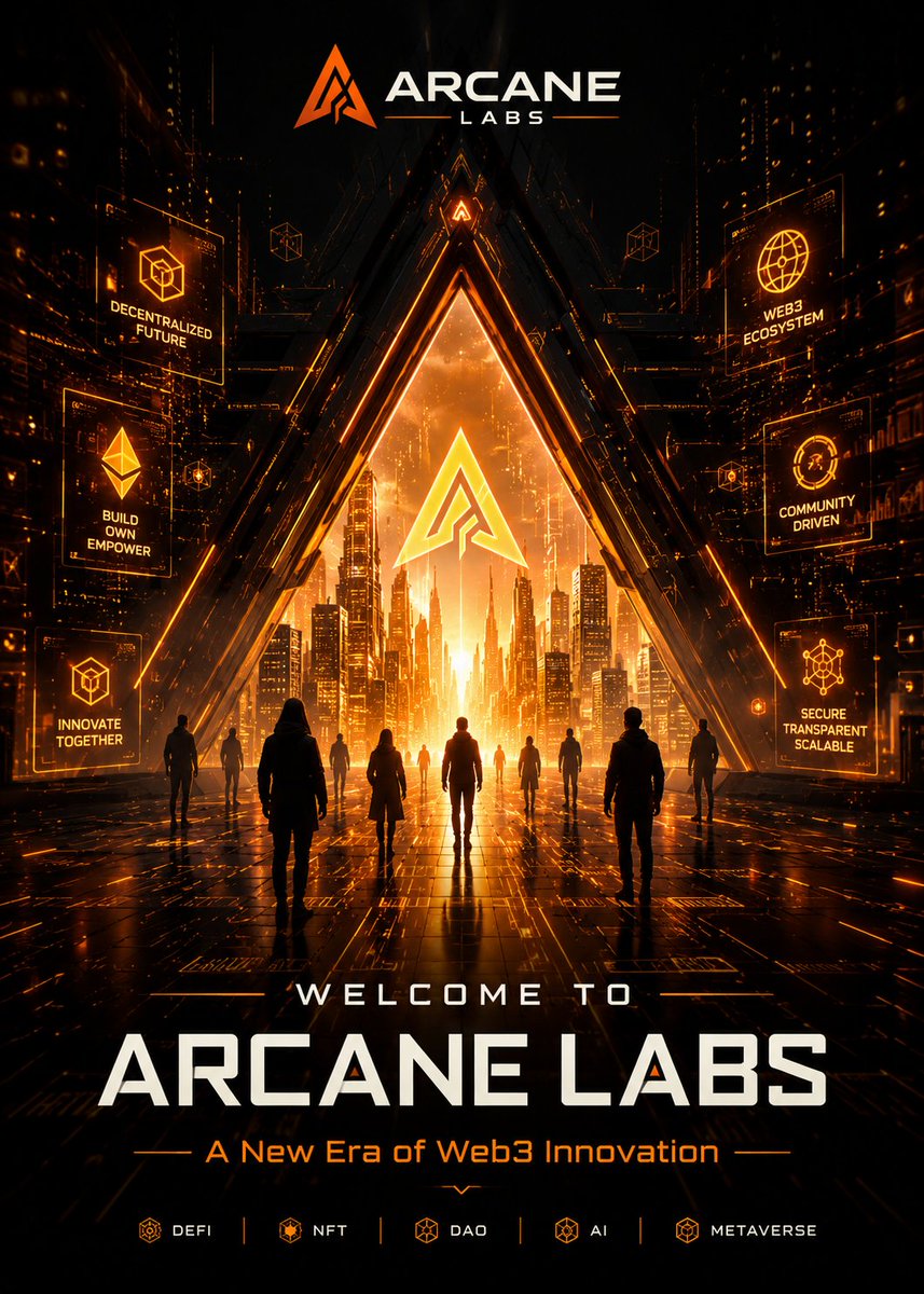 The future is being encoded. ⚡ Welcome to Arcane Labs a futuristic Web3 ...