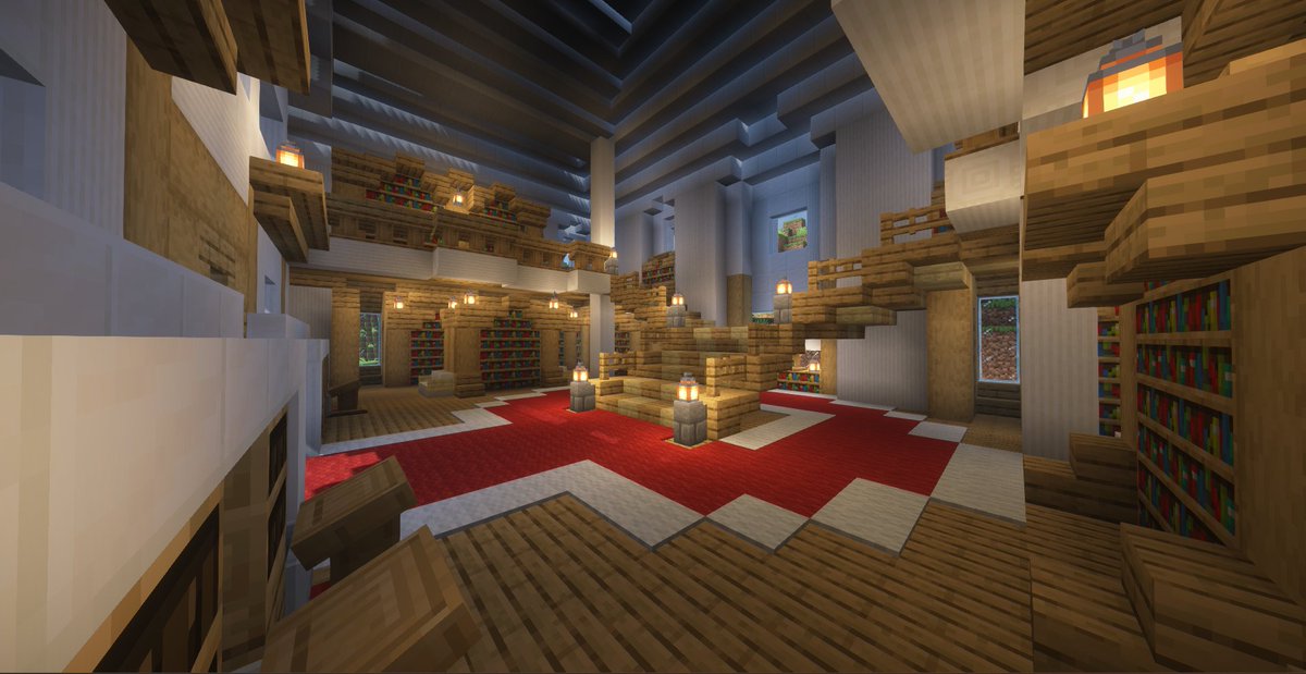 dolph1n_5's tweet photo. エンチャン図書館
#Minecraft #マイクラ https://t.co/kJUDpGje33