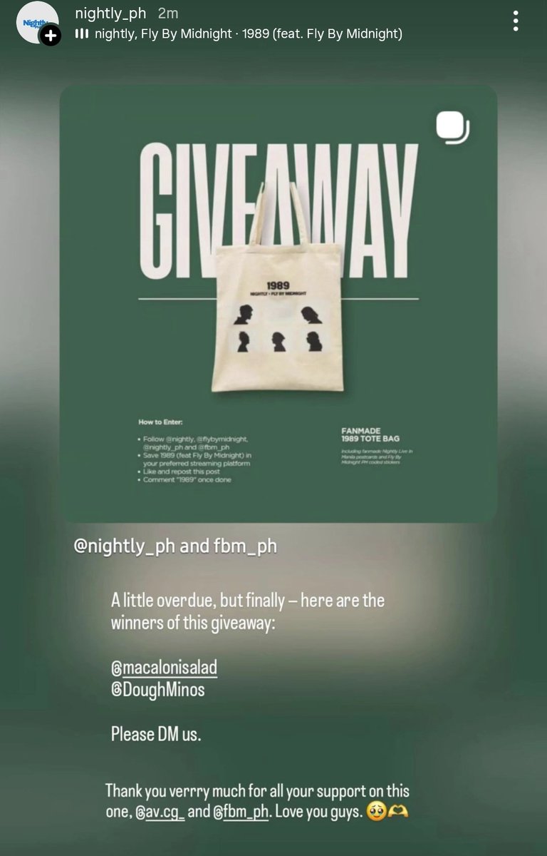 fbmph's tweet photo. Hello, posting the winners here. Thank you. 🫶 https://t.co/9SnzIZKdXu