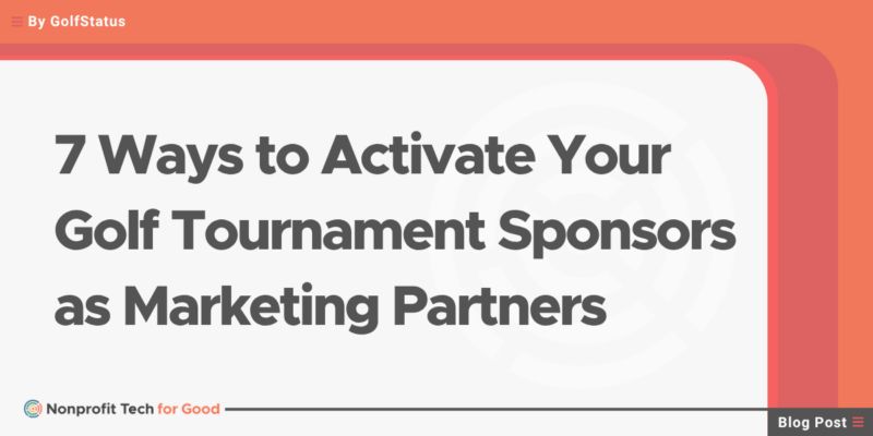 nonprofitorgs's tweet photo. This post from @GolfStatus offers seven ways to inspire your sponsors—who have their own networks of employees, customers, and clients—to become active marketing partners for your next golf fundraising event: https://t.co/oCBze9K7uN ⛳ https://t.co/GX3O3uK4dI