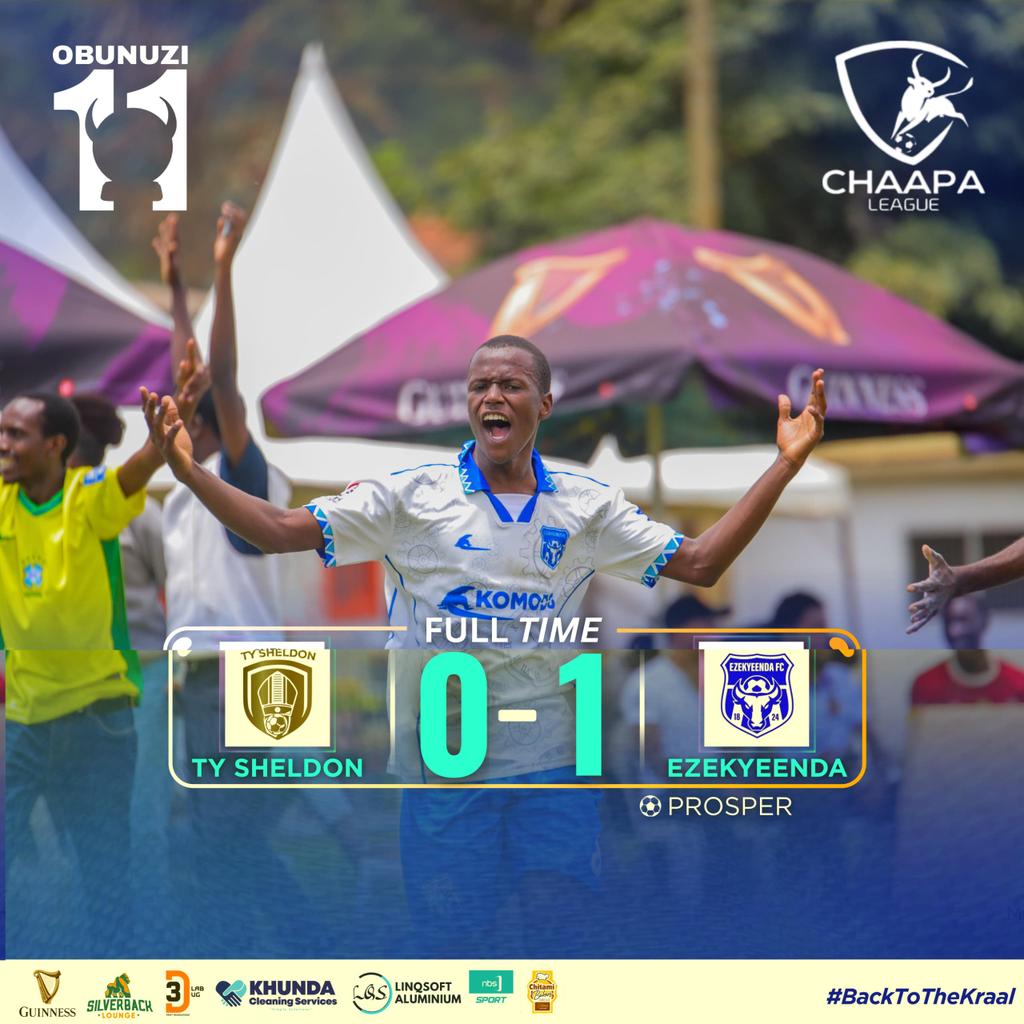 ChaapaLeague's tweet photo. A very late strike from Prosper gave @ezekyeenda_fc a sweet win over rivals @teamyasheldon . @Kataarabulls make it 2 wins in 2 as they beat @FCKyangabukama 
#BackToTheKraal https://t.co/p8bUgIoP8B