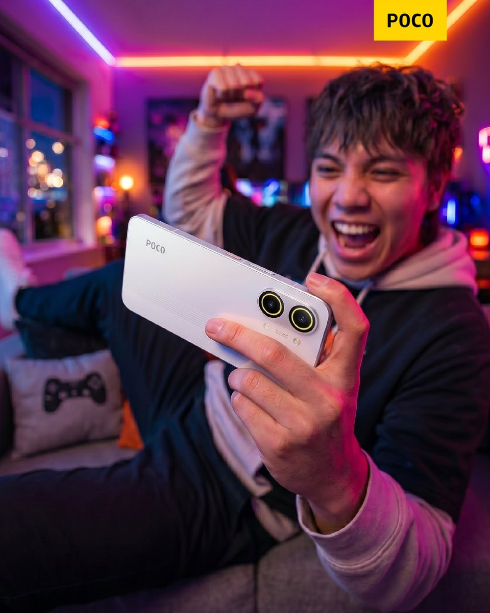 POCO_ID's tweet photo. Sob masih ngegame ala kadarnya? Coba rasain dulu FPS tinggi, visual tajem, performa ngebut. Baru itu namanya gaming beneran!

Kalo lo penasaran, bisa kali coba POCO, biar tau rasanya beneran gaming gimana! https://t.co/zEX0gZTrQM