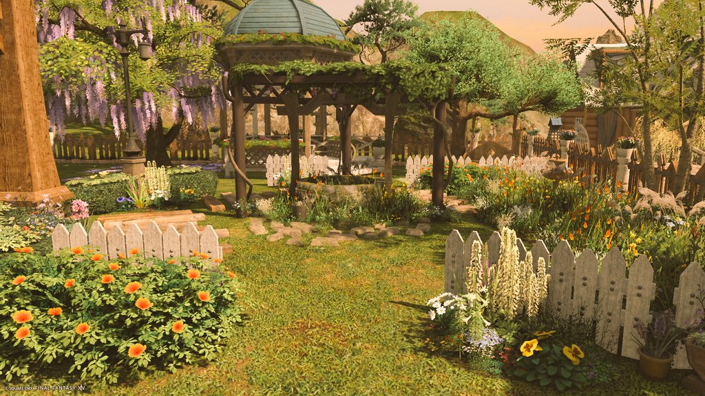 typemoon3298's tweet photo. FCハウスの庭🌵
枯れ井戸と半分手入れが終わった庭

#FF14庭 https://t.co/G2hGI9ePxb