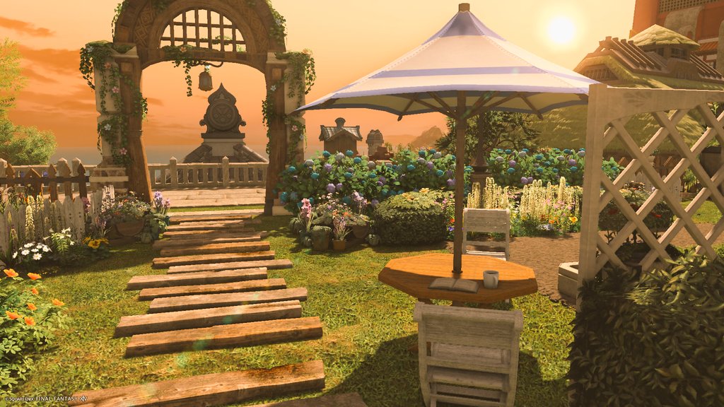 typemoon3298's tweet photo. FCハウスの庭🌵
枯れ井戸と半分手入れが終わった庭

#FF14庭 https://t.co/G2hGI9ePxb