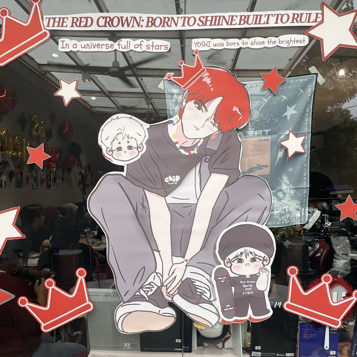niwotanswer's tweet photo. once again happy birthday our superstar Kanemoto Yoshinori, you deserve all this happiness and love <3

#TheRedCrownBelongsToYOSHI #TREASURE
#Sk8erBoiYoshiDay
#요시를_사랑하는_515가지이유
#YOSHI #요시 @treasuremembers https://t.co/c9MzbngSFJ