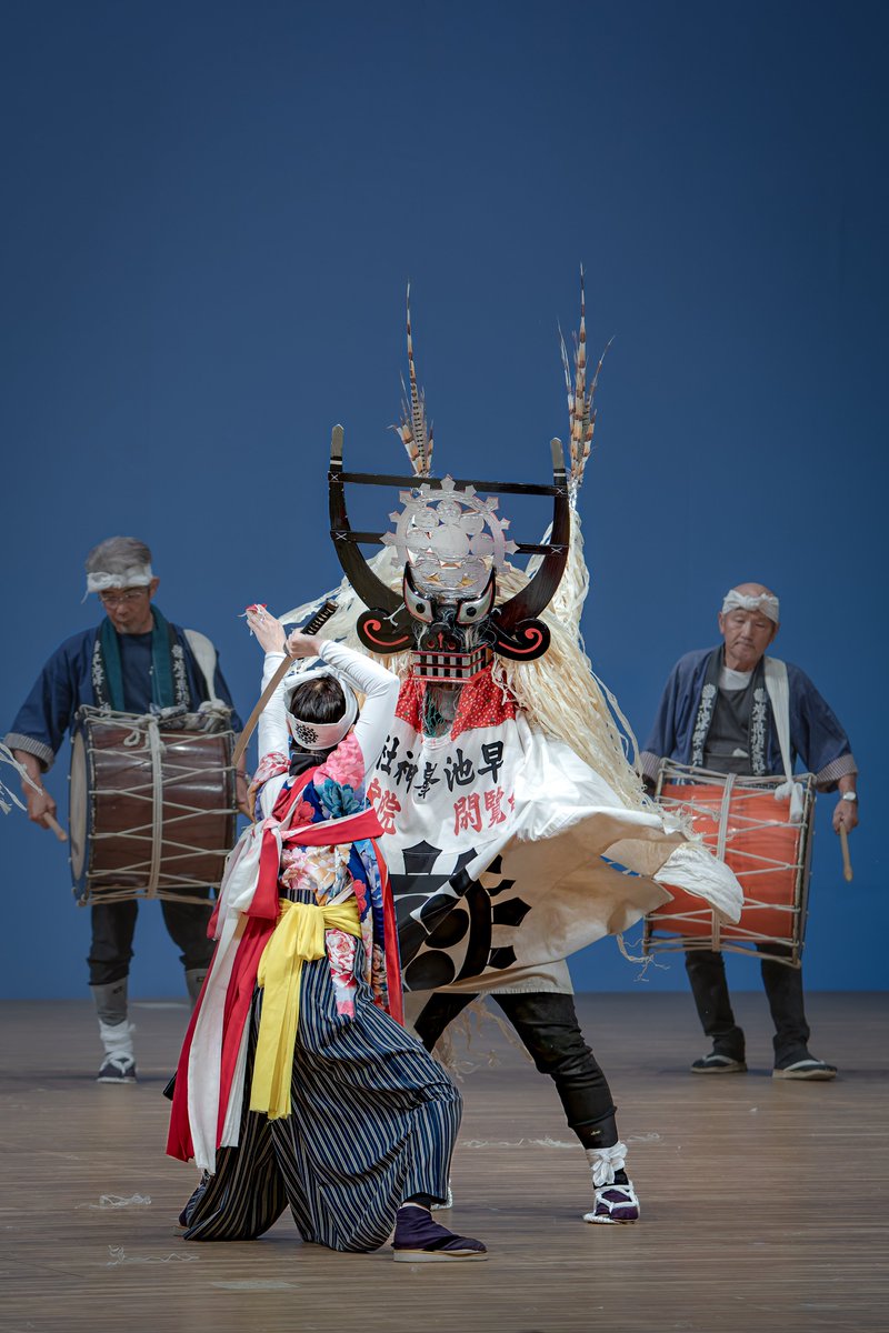 まつり78さん専用 みちのく芸能まつり2025 さくらホールでの張山しし踊りさんも撮影して