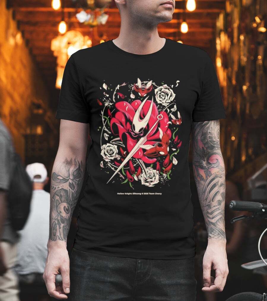 PagTee's tweet photo. This one’s been on my mind: the Hornet Little Spider Floral T-Shirt from Hollow Knight Silksong is such a vibe! It totally takes me back to those epic gaming moments. https://t.co/SUXACjDYAq

#HollowKnight #Silksong #GamingFashion https://t.co/ETqwul0b5T