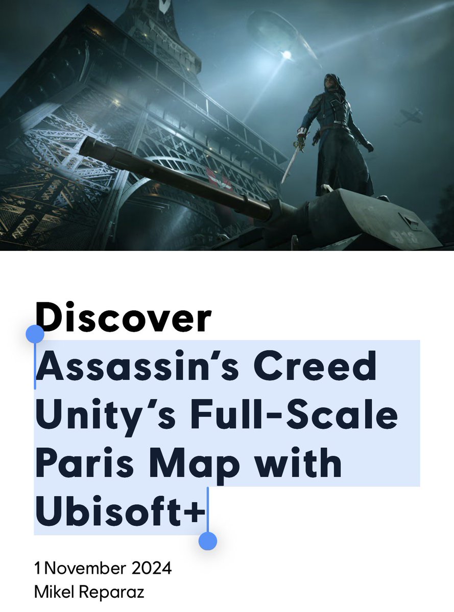 HyperSharkk's tweet photo. ทำไมผมถึงมองว่า Ubisoft มีโอกาสที่จะมีบทบาทสำคัญในยุค Robotics

ต้องทำความเข้าใจก่อนว่า สิ่งที่ robotics ต้องการจริงๆ คือ “data + simulation + environment” ซึ่ง Ubisoft มีครบ!

-> Unitree เอา motion dataset (LaFAN1) ของ Ubisoft ไป train humanoid แล้วจริง

-> AI ของ Ubisoft ลดเวลาสร้าง motion data จาก 4 ชั่วโมง → 4 นาที (ข่าว 2018 ไม่รู้ตอนนี้อีปเดทไปถึงไหนแล้ว)

-> Assassin’s Creed Unity เคยสร้าง “ปารีส 1:1” ขึ้นมาแล้ว ซึ่งแทบจะเป็น simulation world ให้ robot train ได้เลย

-> ทีม La Forge ก็ทำ deep reinforcement learning / multi-agent AI มานานมาก

ง่ายๆ คือ สิ่งที่ game studio ใช้สร้าง NPC ให้ “เดินเหมือนคน” นี้แหละ มันคือโจทย์เดียวกับ humanoid robot เลย

สุดท้ายบริษัทเกมอาจจะไม่ได้ขายแค่เกมอีกต่อไป...