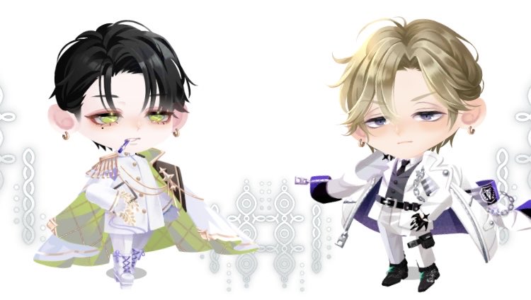 q4_ru's tweet photo. ポケツイに最近どハマりしてる
画像はヴラウと土葉🐉🍁、瑞とライアス👔👁️を雰囲気で作ったやつ
可愛い… https://t.co/eavEb5STeC