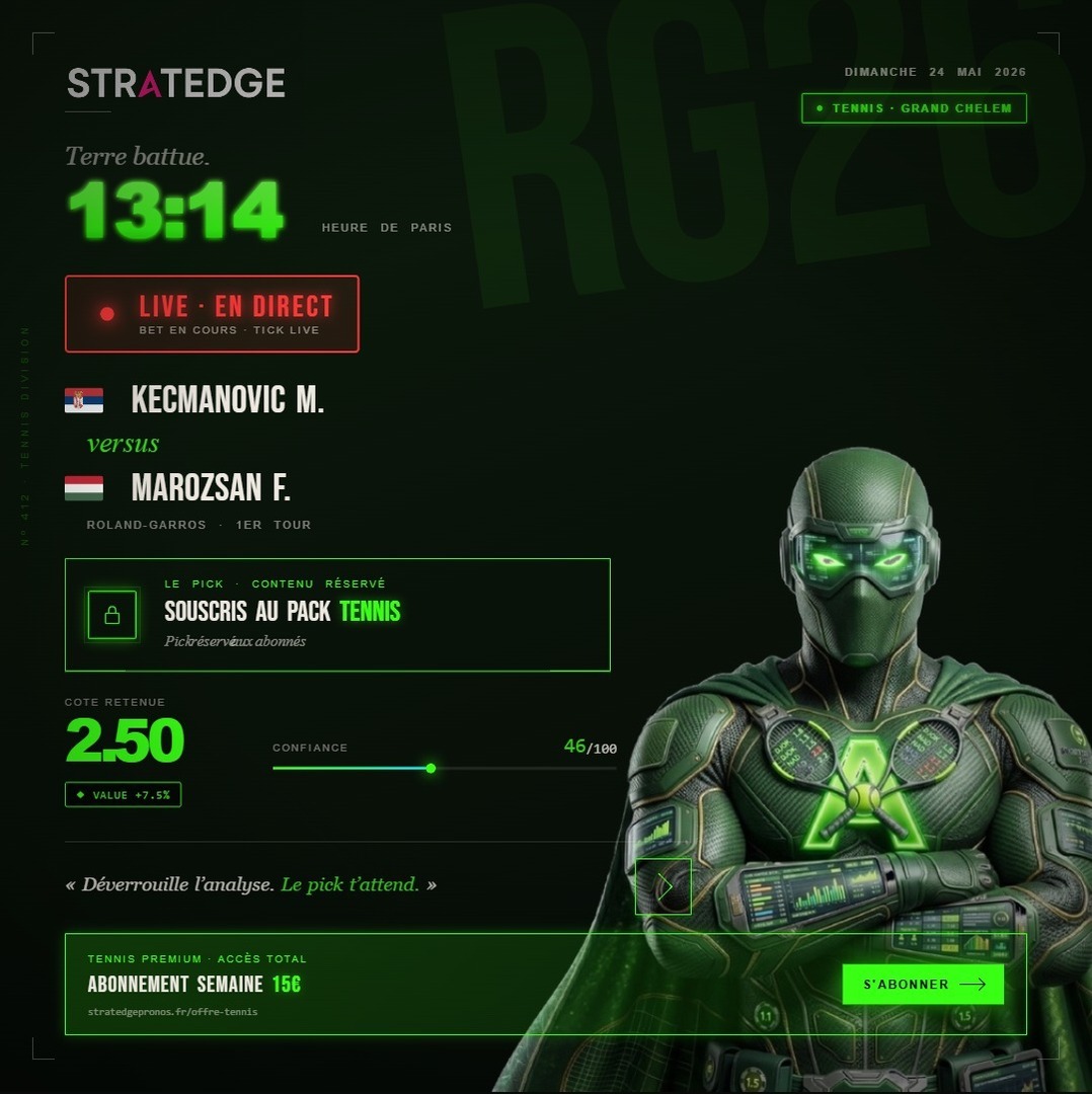 StratEdge Pronos 🔞 tweet media