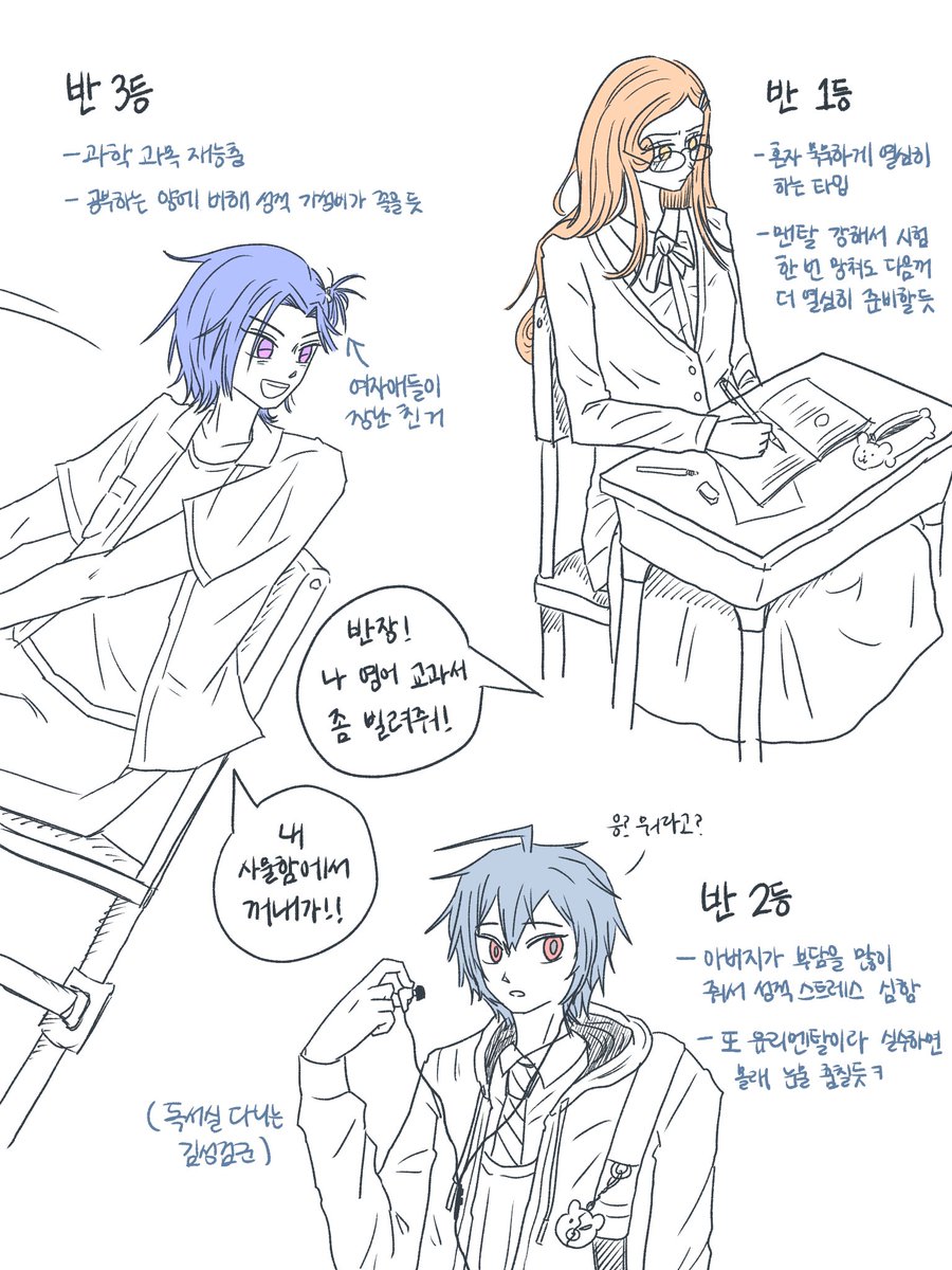two_sun_P's tweet photo. 79기생 성적에 대한 고찰
(K고딩 au?)
#단나더 #dra https://t.co/imWN7TPbXv