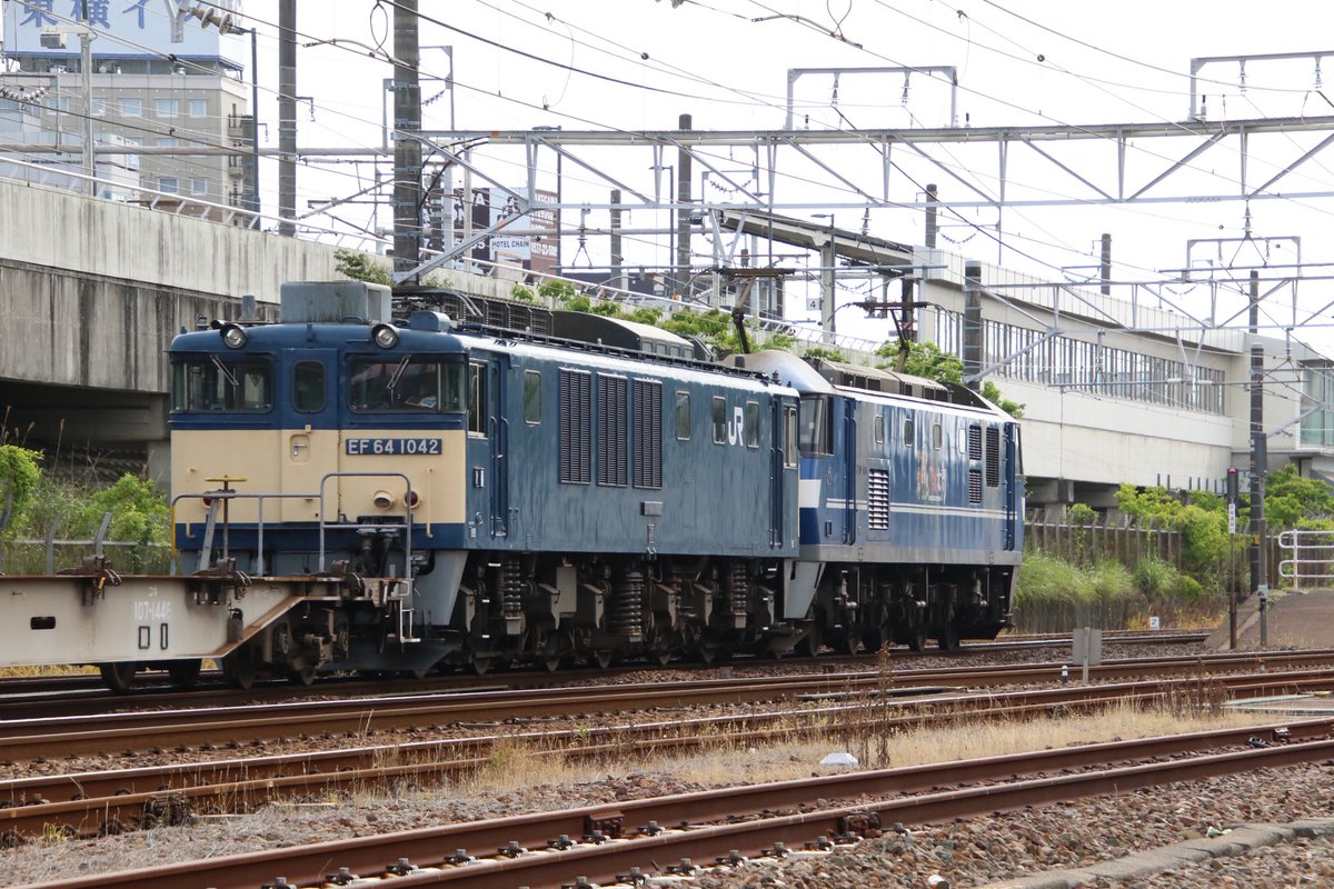 thunderbird2275's tweet photo. 2026年5月24日の成果
8091レEF210-11レール返空
2079レEF210-111＋ムドEF64-1042
レール返空も64のムドも初めて撮りました
充実した休日となりました https://t.co/5BH4oujnHa