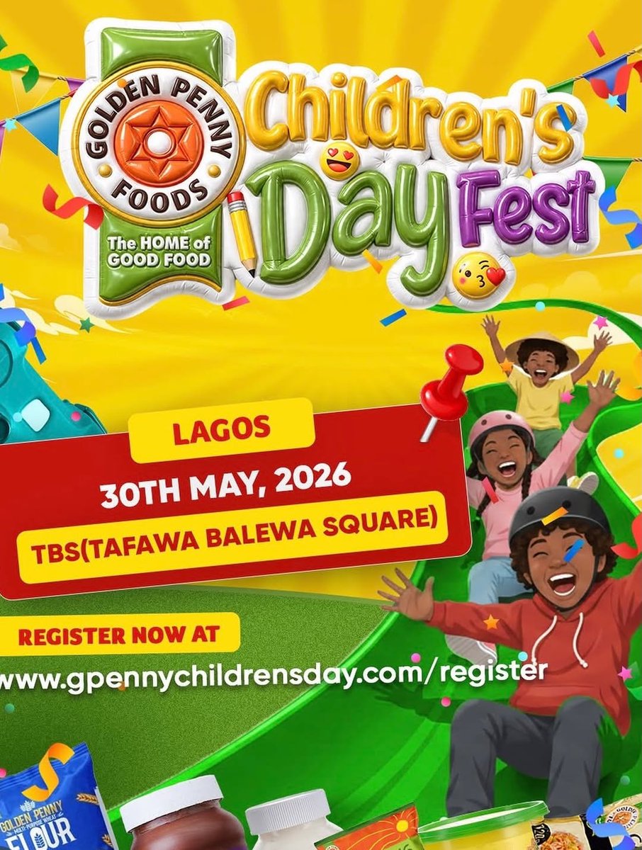 incrediblelagos's tweet photo. Top Children’s Day Events in Lagos

Lagos is packed with exciting activities for kids this Children’s Day.

#ChildrensDay #LagosEvents #FamilyFun #IncredibleLagos https://t.co/zdmJKrdEcj