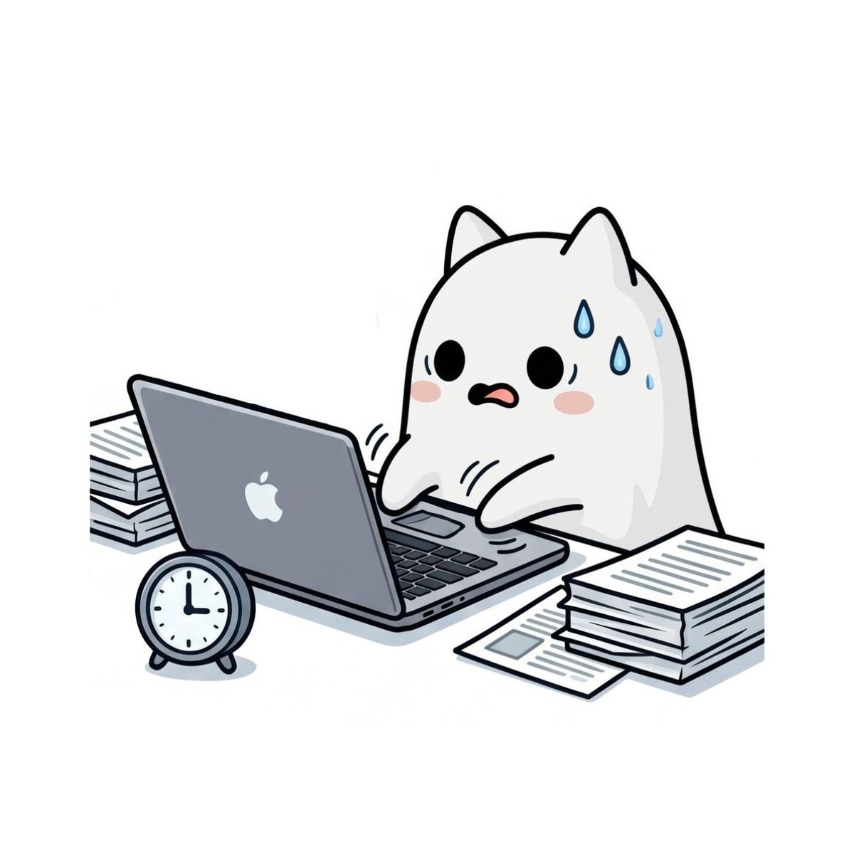 かわいいおばけねこ tweet media