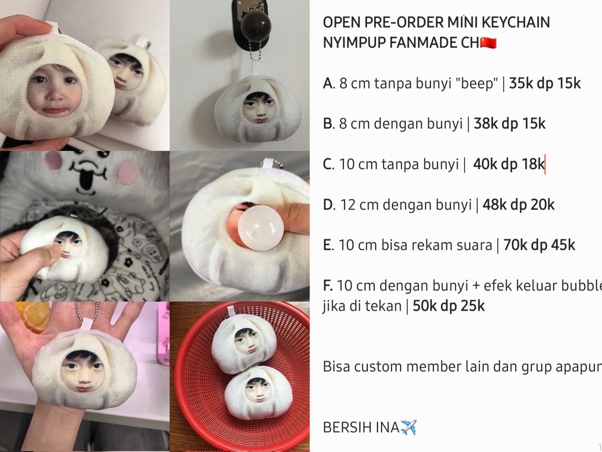 Gomerchmelon's tweet photo. OPEN PRE-ORDER MINIKEY NYIMUP FANMADE CH🇨🇳

Details in pict!

Interested? 👇

https://t.co/szyUSpec7z

https://t.co/jENfzQPgIc

#LNGSHOT #lngsell https://t.co/ZUhwp6Loo2