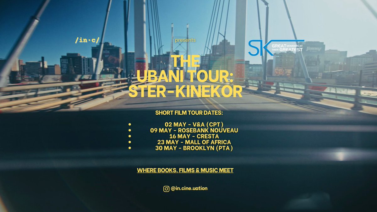 NqanaweLIVE's tweet photo. Thank you to everyone who came to celebrate our TENTH screening of “UBANI LORE?”.

NEXT STOP: STER-KINEKOR BROOKLYN COMMERCIAL.

30 MAY. 14H30.

TICKETS (R80): https://t.co/WApaCELNSp

#UBANILORE
#UBANITOUR
#THEUBANITOUR
🚗📚🎥🇿🇦🔥 https://t.co/sXaKYbt8jE
