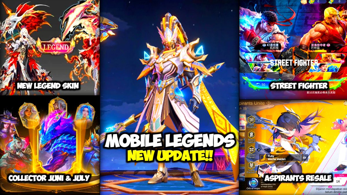 one2four_ml's tweet photo. NEW LEGEND SKIN | MLBB X STREET FIGHTER | ASPIRANT RESALE | COLLECTOR JUNE JULY
https://t.co/MoOjnEbttW https://t.co/6t86ESyUpd