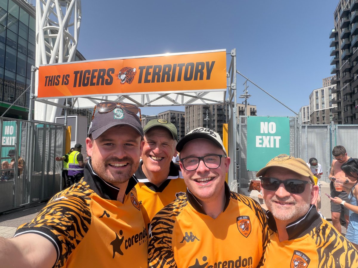 haswelljames's tweet photo. A result befitting our season and an incredible end to an incredible campaign. 
Thank you @HullCity &amp; @EFL for the opportunity to partake in the halftime entertainment on the Wembley pitch. 
We are BACK! 🐯 #hcafc
Onwards ⏭️ @premierleague! https://t.co/TAJbzsPAlm