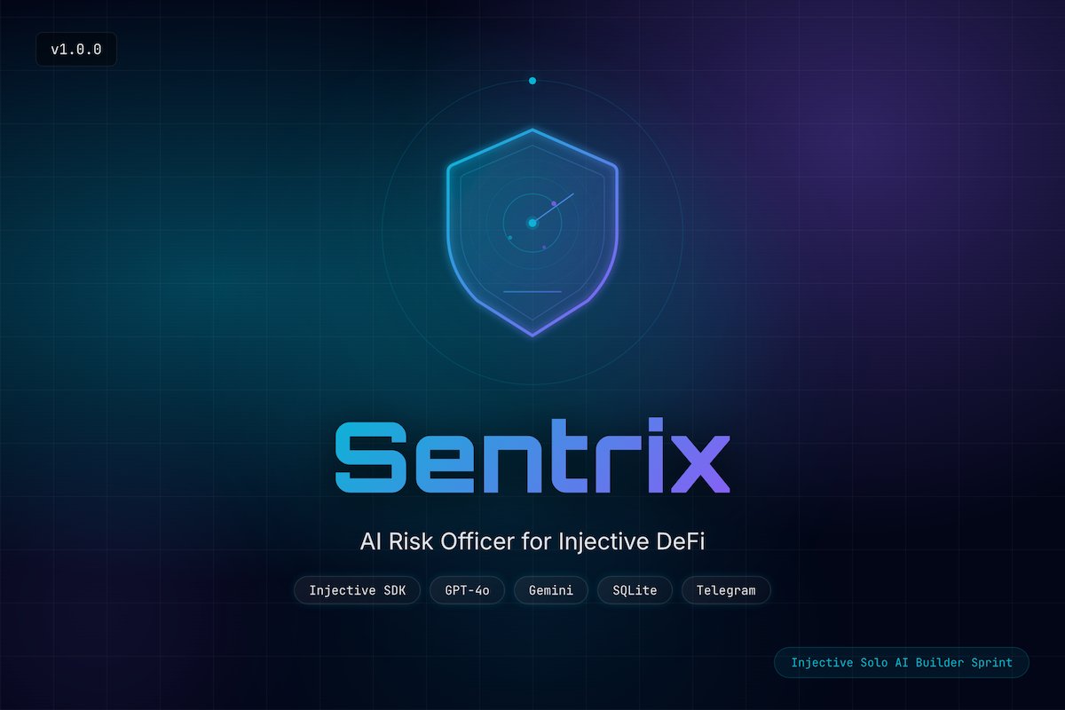 edycutjong's tweet photo. 1/5
Sentrix: AI monitor for @injective perp positions.
Alerts you before liquidation ⚡

https://t.co/KSMUEGJwSF

@NinjaLabsHQ @NinjaLabsCN #DeFi #AI #injective https://t.co/KKKQ5fntr6
