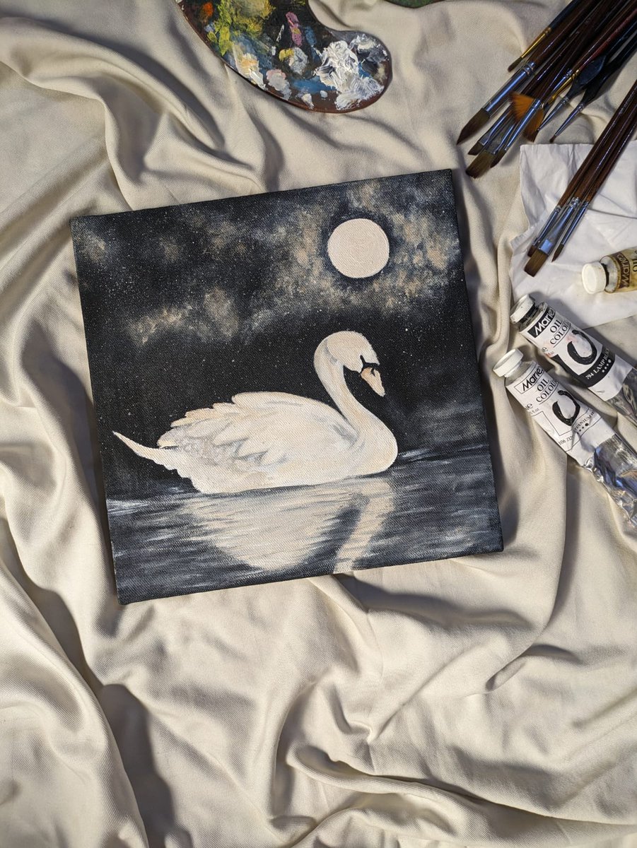 _Sabaaa__'s tweet photo. Art is console to those who are broken by life✨
-Vincent Van Gogh
#myoilpainting https://t.co/eAilf8UOun