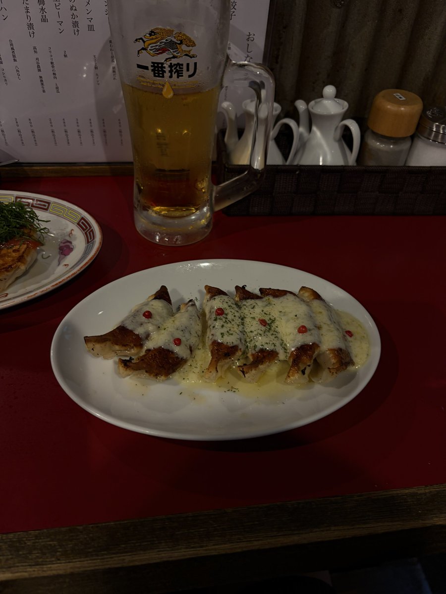 Te_4n's tweet photo. 屋台餃子 https://t.co/xoK9RV5q7i