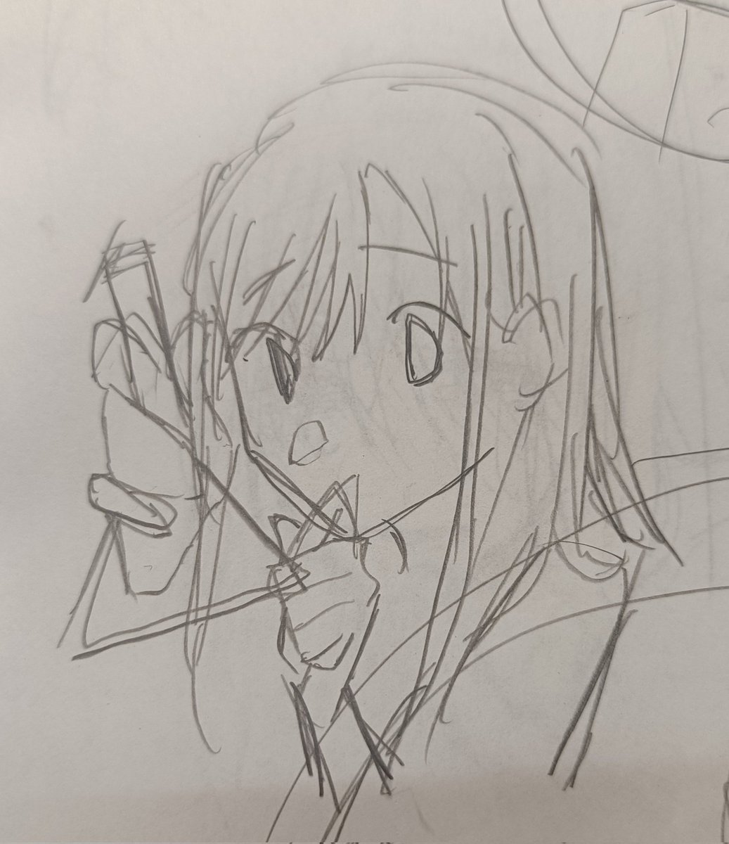 Kaoooo_00's tweet photo. 自分のアナログのラフがかわいくて仕方ない https://t.co/OgIUCED8bb