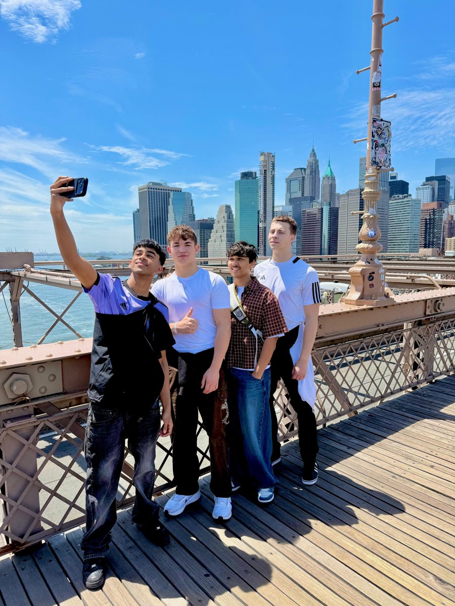 New York, New York
Our students are having an unforgettable experience exploring New York!
From discovering the unique energy of Brooklyn,to soaking up the atmosphere at an exciting baseball game, every moment is packed with adventure.
 
 #NewYorkTrip&nbsp; #MemoriesForLife Image