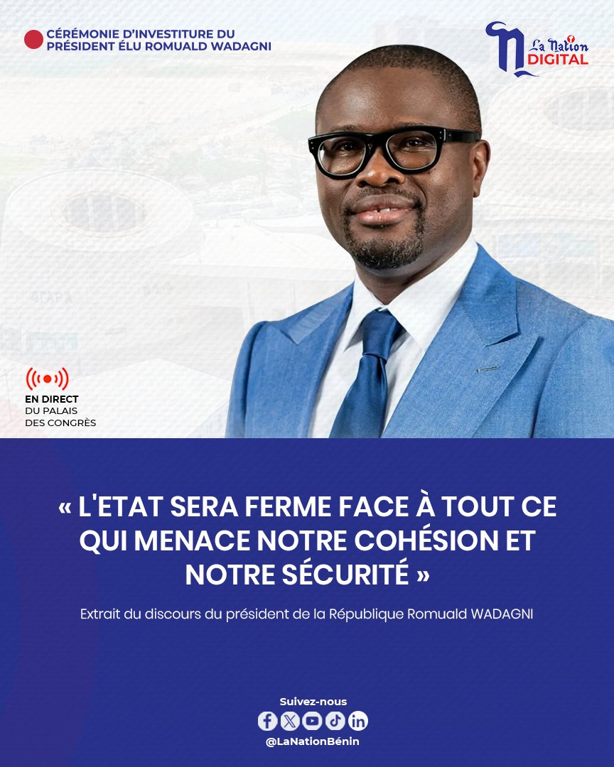 Quotidien du service public ''la Nation''- Bénin tweet media