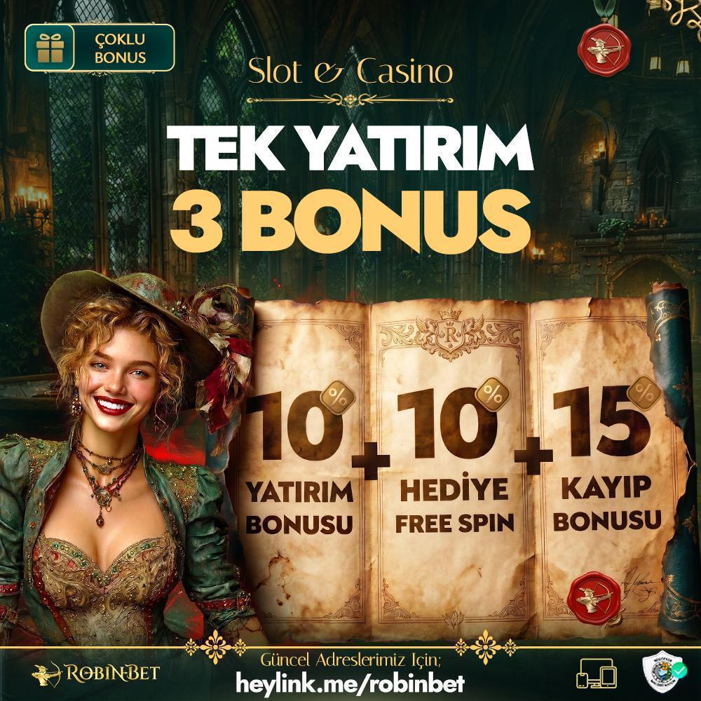 robinbetx's tweet photo. 🟢 TEK OKLA, ÜÇ BONUS FIRSATI!

🟢 Yapacağınız Minimum 100₺ yatırıma;

🟢 %10 Yatırım Bonusu,
🟢 %10 Freespin,
👑 %15 Kayıp Bonusu.

#deneme #denemebonusu #slot #casino #güncel #güncelgiriş

GİRİŞ: https://t.co/7n3vBt6Pq9 https://t.co/cFM9F3bw2z