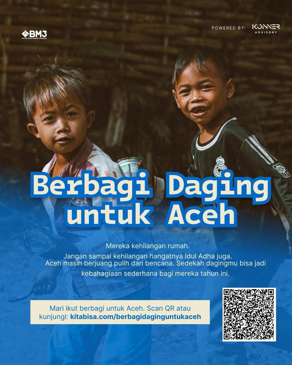 Iovelsabeauty's tweet photo. halo teman2 menjelang moment idul adha, aku mau mengajak teman2 yang punya rezeki lebih untuk ikut berbagi kebahagiaan di hari yg penuh berkah ini dengan ikut sedekah daging kepada saudara kita di Aceh. berapa pun nominalnya akan sgt berarti untuk saudara kita di sana 🥹🤍 https://t.co/INvMiLXPrV