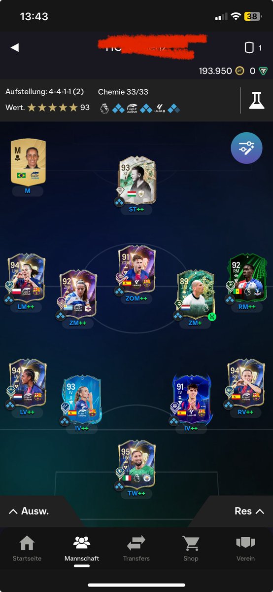 NlK6969's tweet photo. @FUTBIN #SquadSurgery https://t.co/oA9oIalBSh