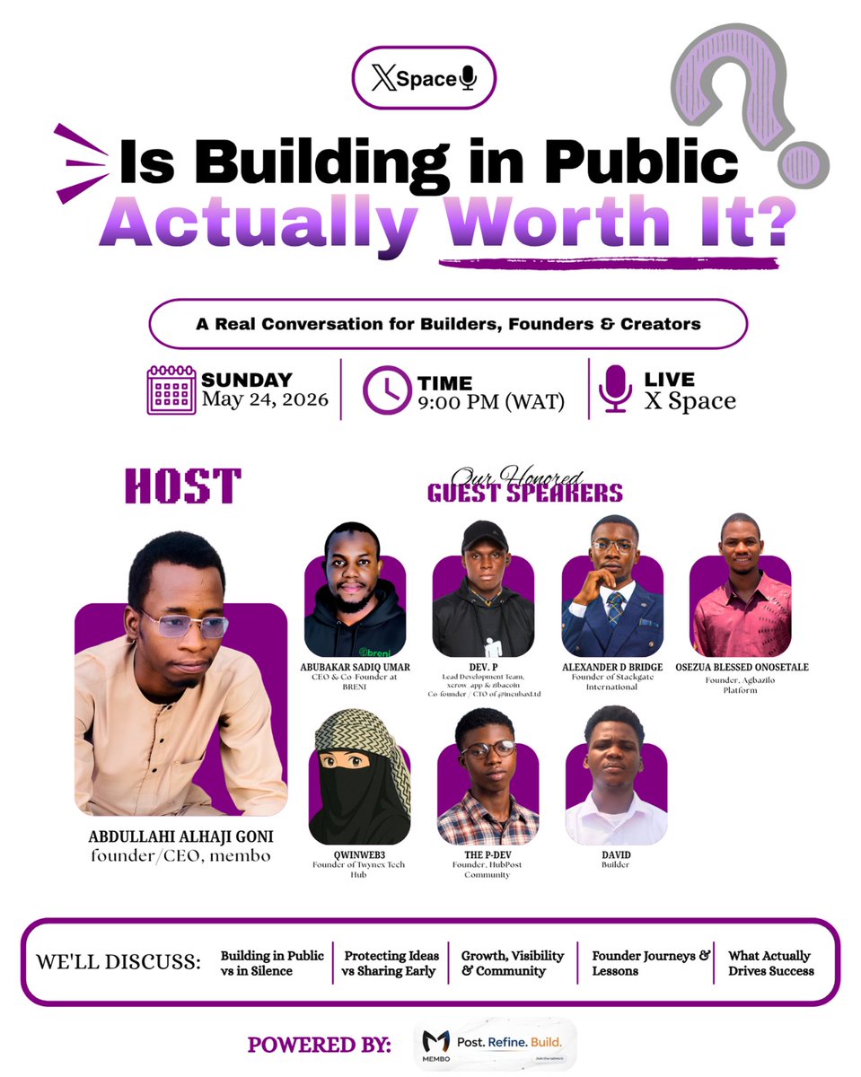 P-DEV ๐ฅ๐๐๐จโ๐ป | THE MARK ZUCKERBERG OF NIGERIA tweet media